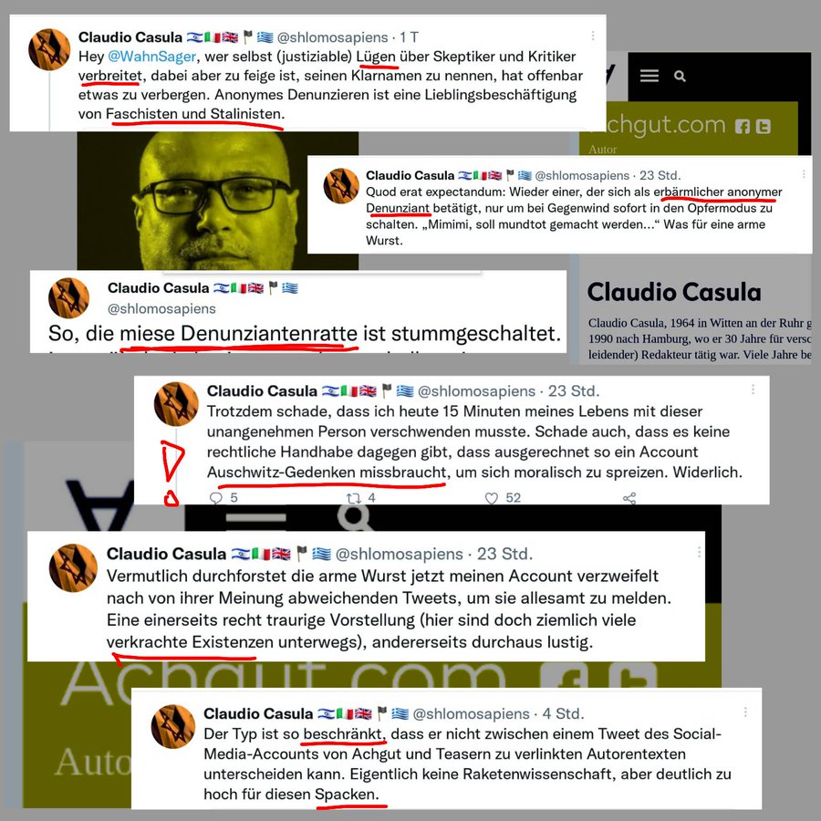 WahnSager's tweet image. Pahaha😂! Wen haben wir denn da neu bei #fakenius?
Den Achgut-Wort-Kotzbold Claudio Casuala aka @shlomosapiens aka Rolf Behrens!
Hier ein paar seiner X-Ergüsse:
@Heringsburger
#AchbesserCrew