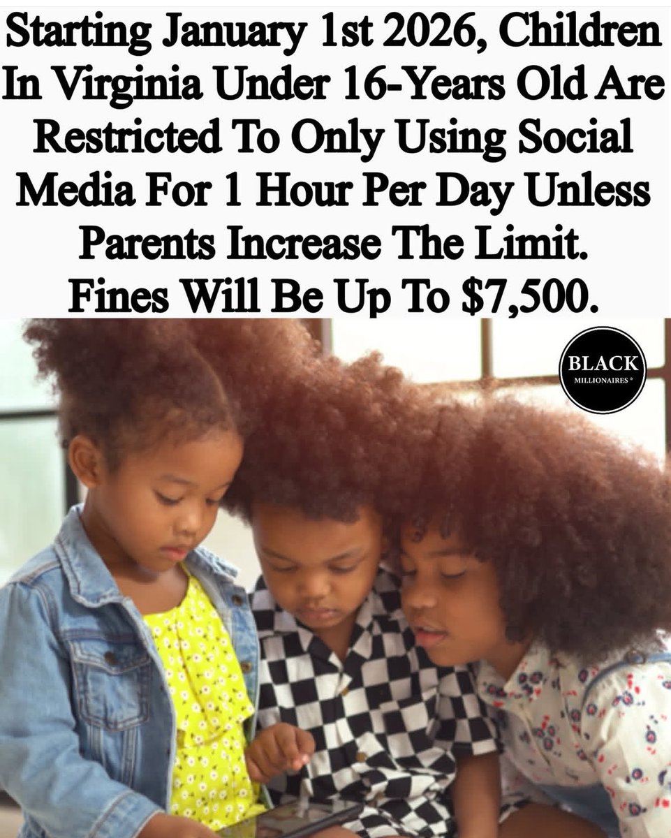ModestyQueen19's tweet image. Virginia 🌟🌟🌟 You have to start paying fines January 1st 2026