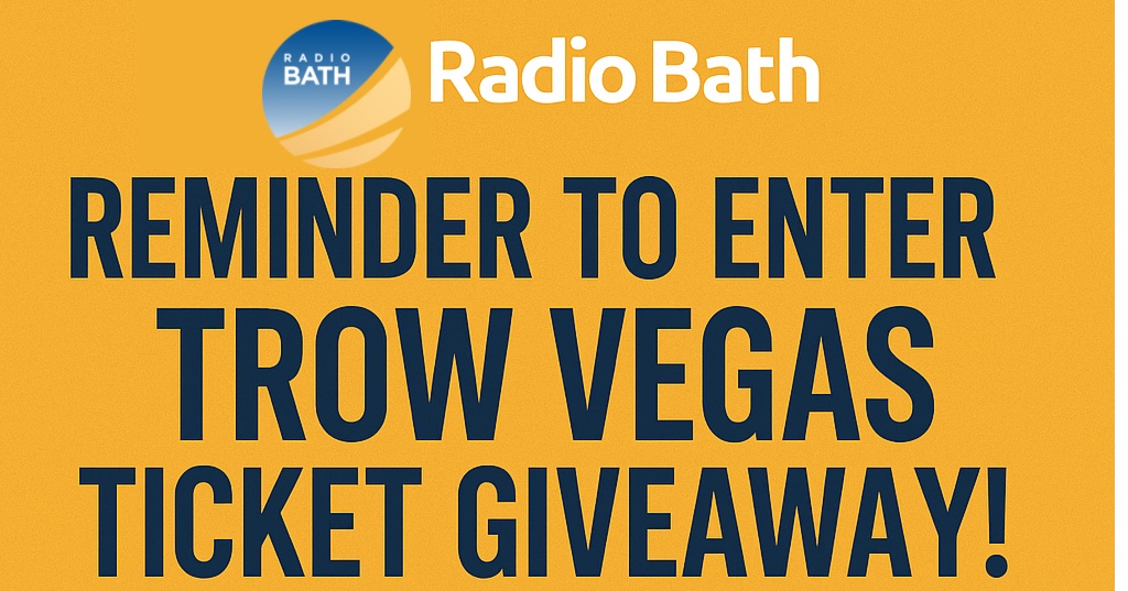 RadioBathDAB's tweet image. 🚨 LAST CHANCE to enter! 🚨
Win 2x tickets to Trow Vegas – Sat 26 July
Q: Which Wiltshire town is hosting Trow Vegas?
📧 Answer to studio@radiobath.com
⏰ Closes Wed 23 July @ 5pm
Don’t miss out!
#RadioBath #TrowVegas #FestivalVibes