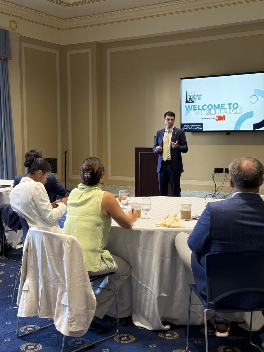 Congressman Rob Bresnahan Jr. (@repbresnahan) on Twitter photo Thank you, <a href="/necanet/">NECA</a>, for inviting me to meet this year’s NextGen class of leaders! As a former NextGen participant, it was a pleasure to share my experiences as a Member of Congress and highlight the work we’re doing for the electrical construction industry. Thank you, <a href="/necanet/">NECA</a>, for inviting me to meet this year’s NextGen class of leaders! As a former NextGen participant, it was a pleasure to share my experiences as a Member of Congress and highlight the work we’re doing for the electrical construction industry.