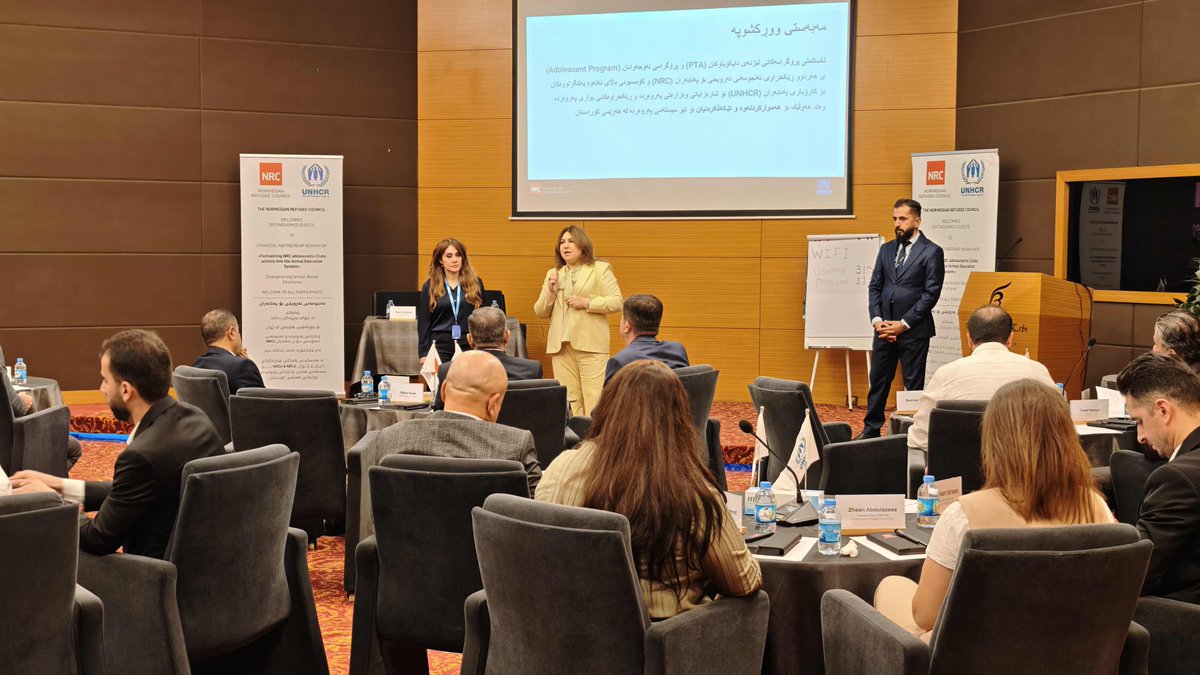 UNHCRIraq's tweet image. 🚨 An important step towards inclusive education in Kurdistan Region of Iraq!
UNHCR, Ministry of Education and @nrc_middleeast discussed making Parent-Teacher Associations & Adolescent Clubs part of the national system.
Authorities showed interest in taking this forward