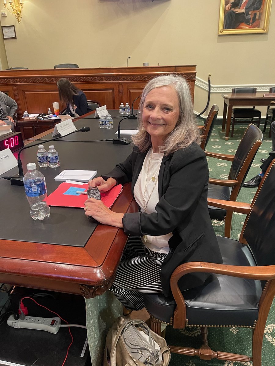 CommonCause's tweet image. Mary Kay Heling was one of 65,000+ NC voters whose lawful ballot was challenged by losing Supreme Court candidate Jefferson Griffin.
Today, she told Congress how it felt to be targeted—and raised alarm over DOJ efforts to question NC’s voter rolls.
