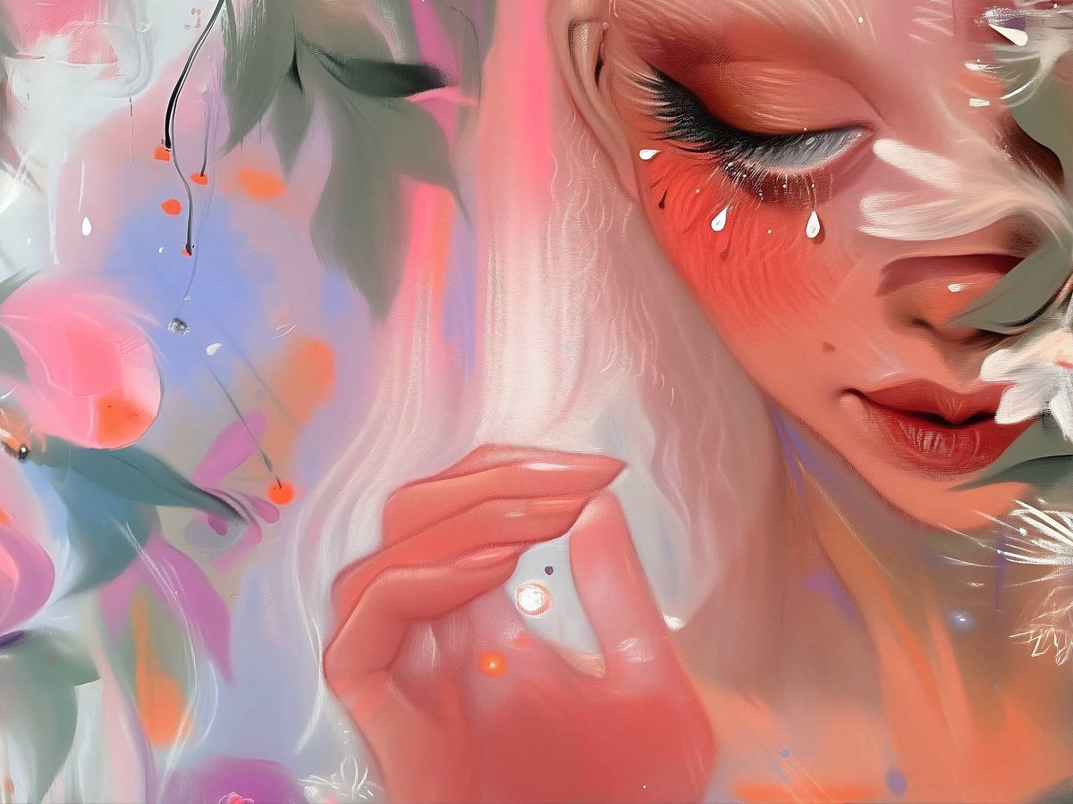 Candleman1957's tweet image. Solana is ripping lately, so it's time to buy again on my favorite blockchain, this lovely edition from @SUNMOON69065181
PASTEL SERENITY "I recognized you in the silence, where words cannot reach but the soul knows." I call it 'Tears of love' 🥲💗