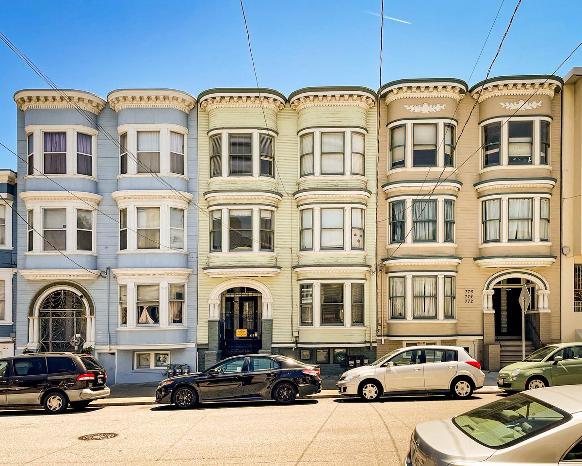 The overwhelming majority of San Francisco’s celebrated Victorian homes were built with facade elements that were mass produced with power tools in off-site factories and ordered from catalogs.

Basically none of them were “hand carved.”