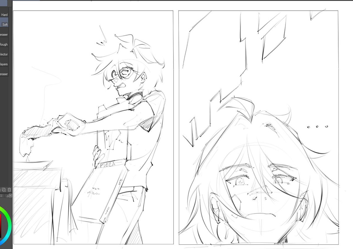 szeeyla's tweet image. wip( what da dog doing