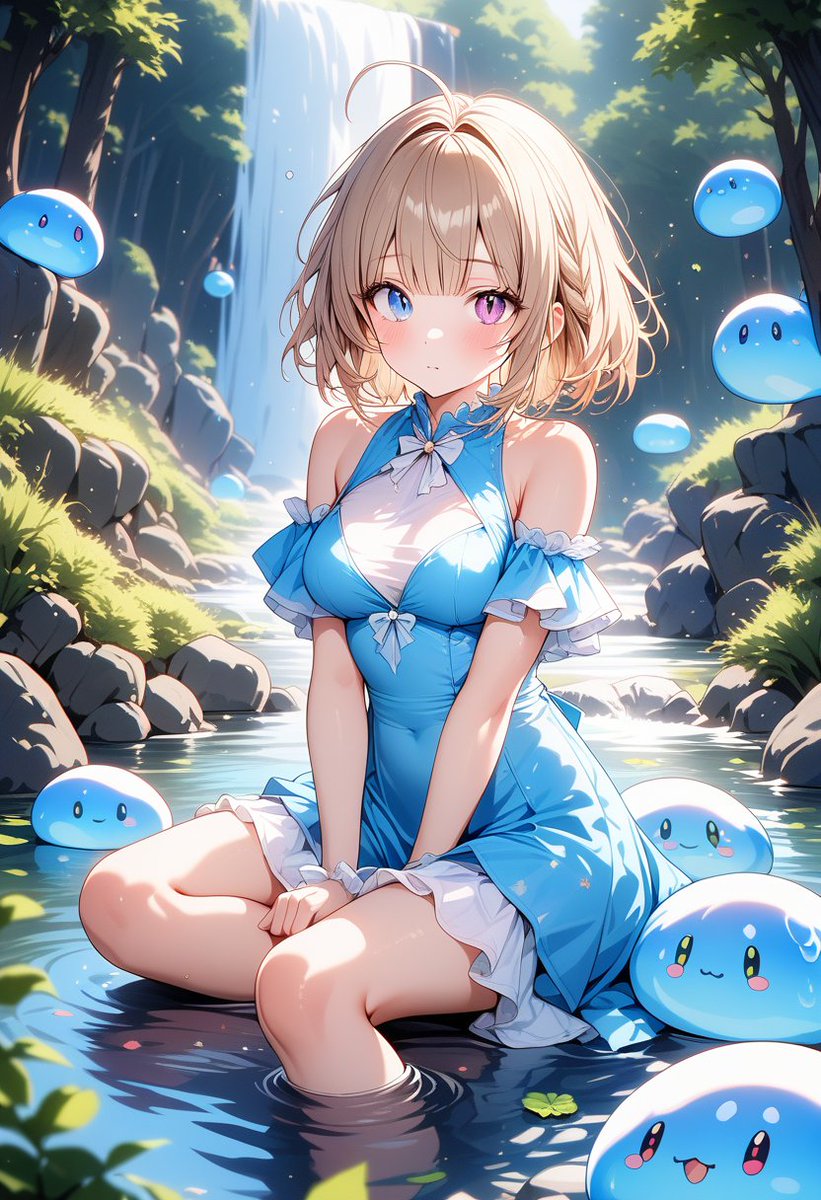 shirako1218AI's tweet image. 分裂した‼️
 #うちの子  #クオン
 #DaysAI  #AIイラスト︎