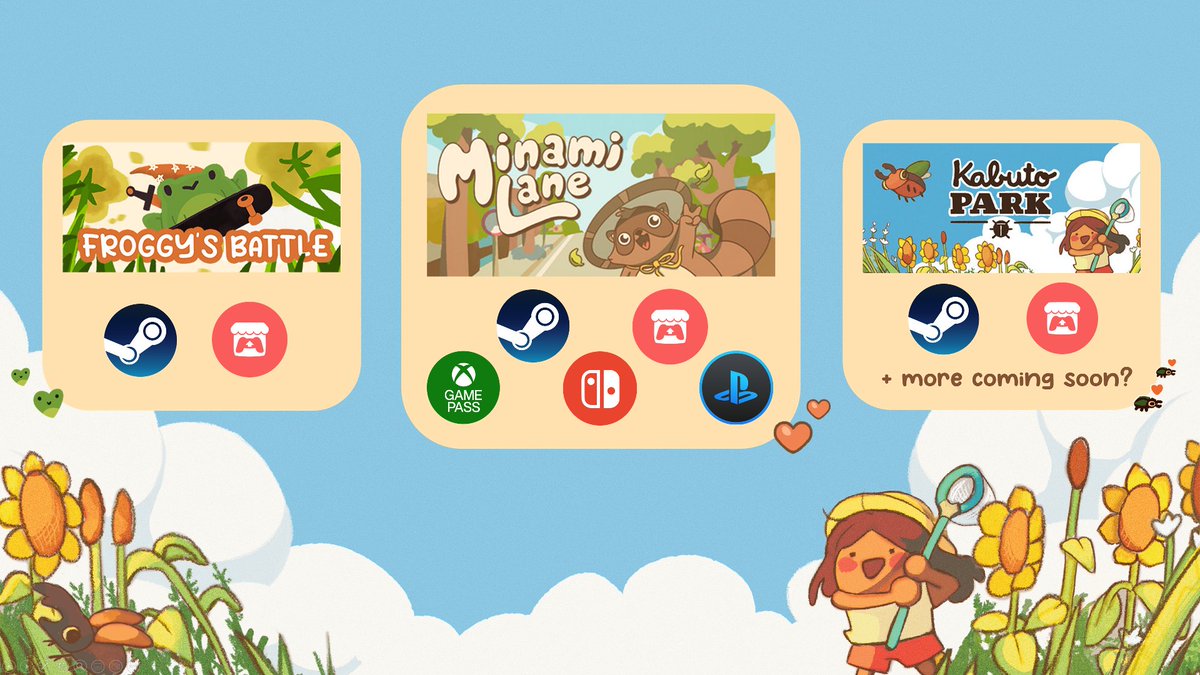 doot_dodo's tweet image. Quick reminder of where you can find our games 🩵❤️💚
#indiegames #IndieGameDev