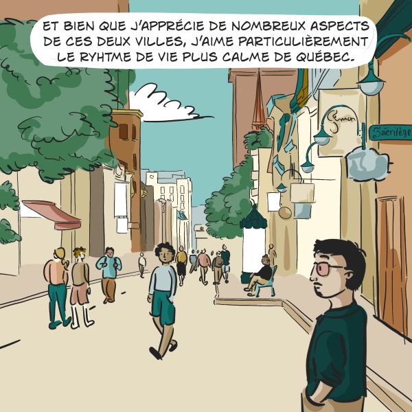 LeCarrefourQc's tweet image. 🎨 Épisode 8 – Cihan
Arrivé à Québec en 2024, Cihan, d'origine turque, a quitté le Canada anglophone pour apprendre le français.
Découvrez l'histoire complète dans le nouvel épisode de notre série BD → carrefourdequebec.com/categorie/cult… #BDQuébécoise #Québec #immigration