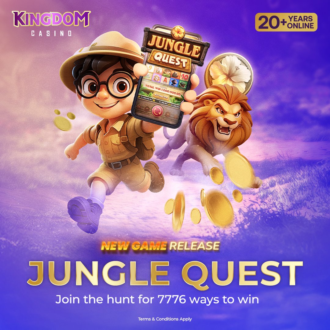 BASCasino's tweet image. Follow the path to Jungle Quest on Kingdom Casino 🎰
▶️ Over 7k ways to win 💰
▶️ Cascading reels 🎰
▶️ Pick Feature 🔥
Play Now 👉 bit.ly/xBASKingdomCas…