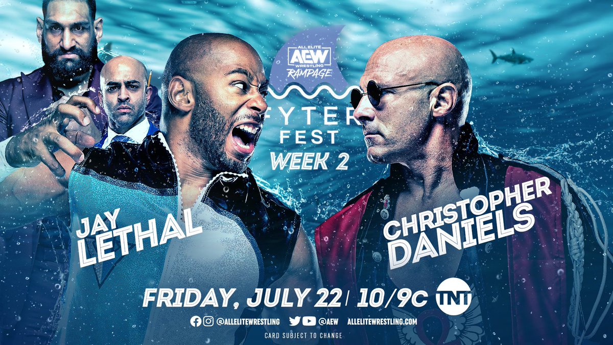 istomatoafruit's tweet image. On this day 3 years ago, @TheLethalJay defeated @facdaniels in the main event. #AEWRampage: #FyterFest