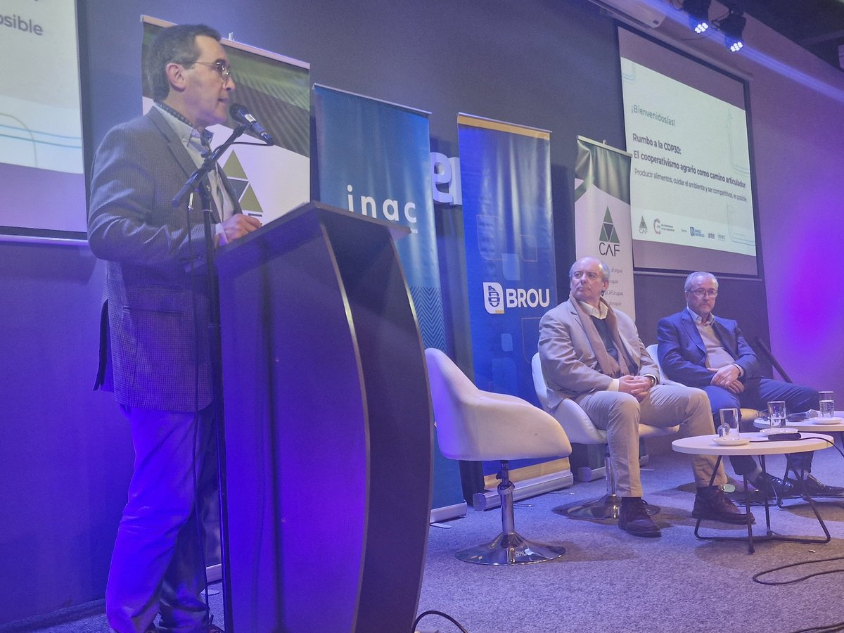 🗣️"La #COP30 y la designación de 2025 como Año Internacional de las Coops, nos ofrecen una oportunidad histórica para consolidar una visión donde el clima sea vector de desarrollo y las comunidades el centro de la acción climática"

Pablo Perdomo, presidente de CAF