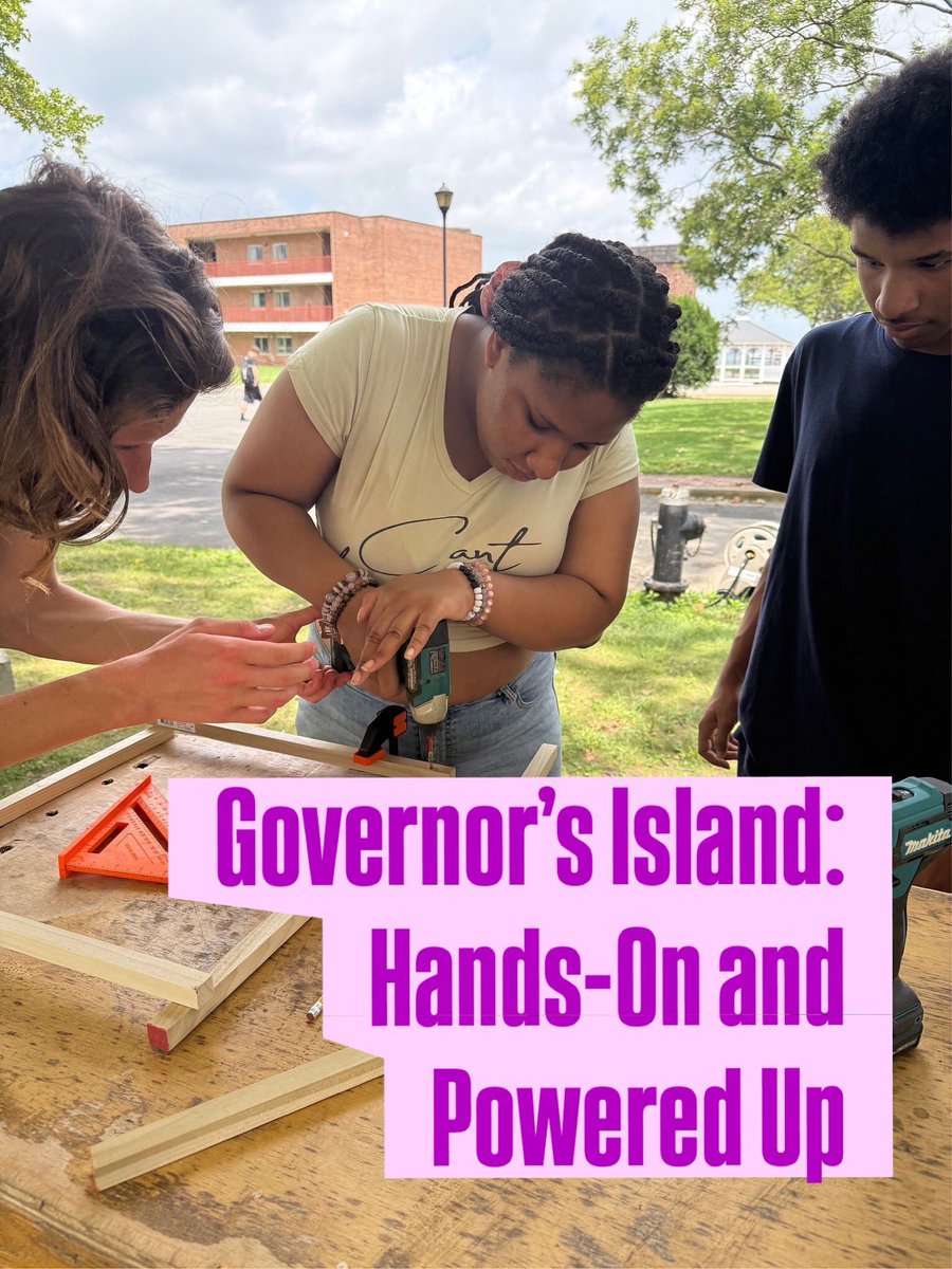 CIOBCitywide's tweet image. Career Connect students from Lyons Community School put their woodworking skills to the test on Governor’s Island. Hands-on learning at its finest! 🪵🔨✨ #LyonsCommunitySchool #CareerConnect #StudentSkills #NYCHighSchools  @LyonsBklyn @DOEChancellor @ElaineLindsey20