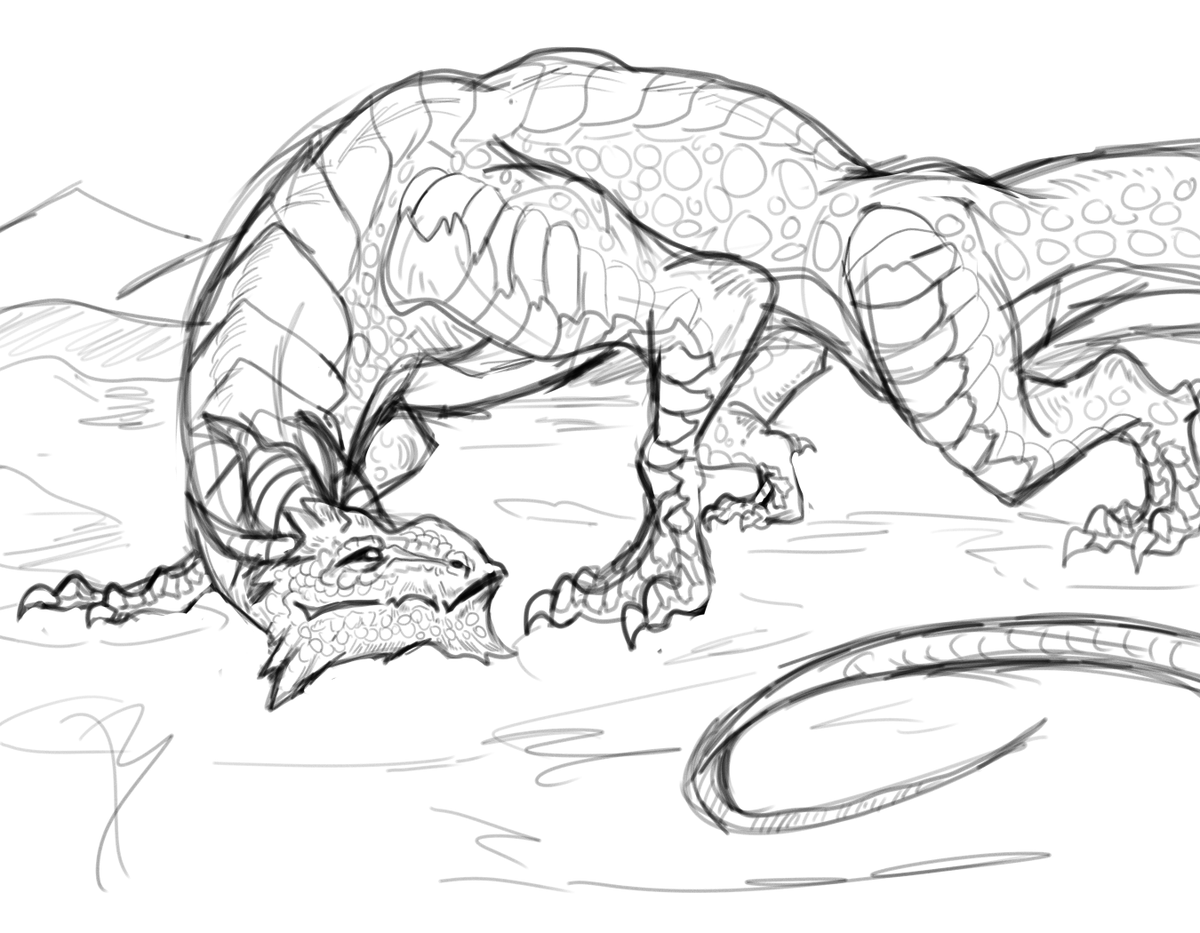 Bishyantir's tweet image. Blehhh, not feeling very well today, so here's a sketch.