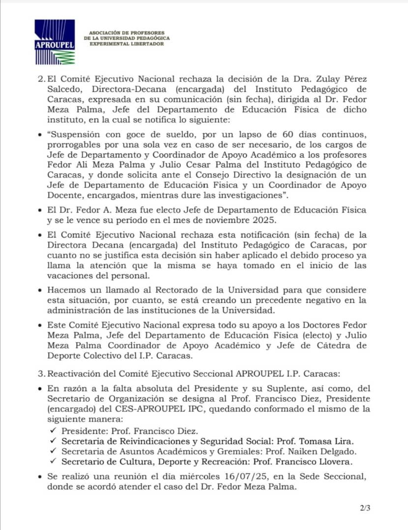 FAPUV's tweet image. APROUPEL reclama atención inmediata a un conjunto de situaciones que demandan atención inmediata por parte de autoridades universitarias e informa sobre importantes decisiones de carácter gremial