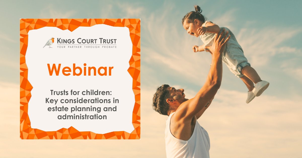 📢  July webinar
#Trusts for children: Key considerations in #EstatePlanning and #EstateAdministration

Ideal for legal and estate planning professionals looking to enhance their understanding of Trusts for minors.

📅 30 July 2025 ⏰ 12:00 pm
🔗 Register: bit.ly/4lYuRdU