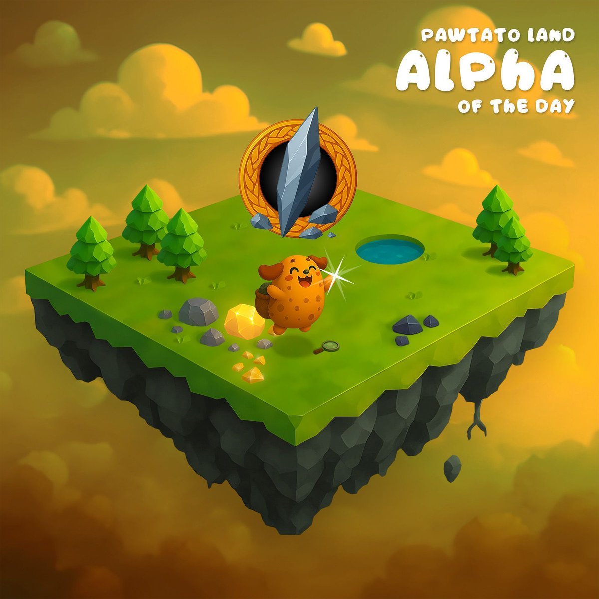 #PawtatoLandAlpha of the Day: The second ultra rare resource has surfaced, the Titanium Splinter has officially been found! ✨

In fact, two Titanium Splinters have now been discovered. This elusive shard proves just how rare and unpredictable these finds truly are. 💠 

With the