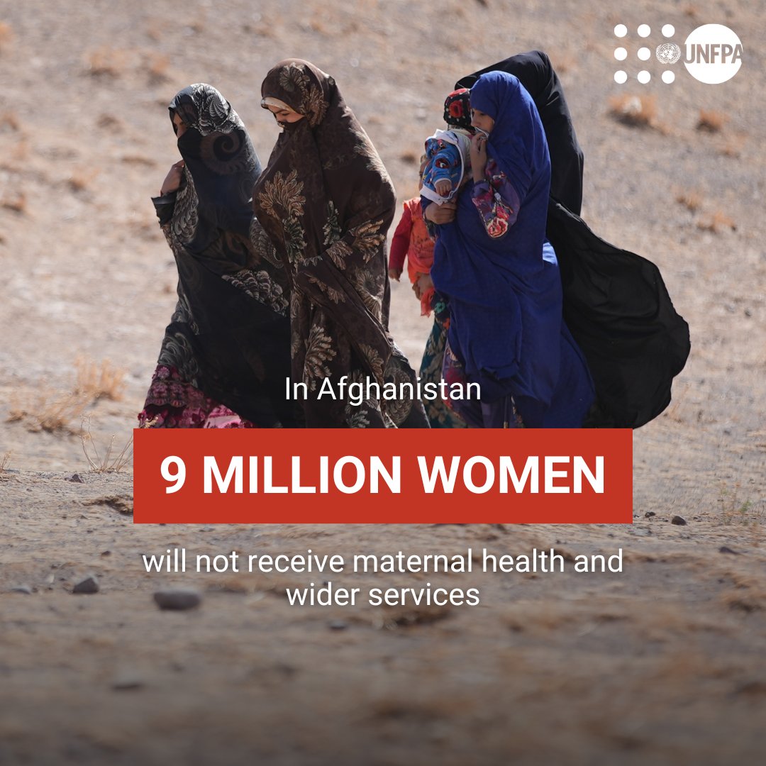 UNFPA's tweet image. 🤰🏽 Recent US funding cuts risk reversing progress made in cutting high maternal mortality rates in #Afghanistan.
See how you can help @UNFPA—the @UN sexual and reproductive health agency—make sure every childbirth is safe: unf.pa/hud
#InvestInHumanity #FundUNFPA