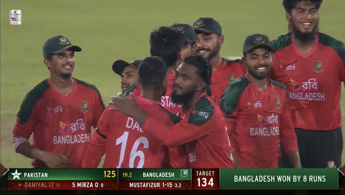 T20 series win against Pakistan 🇧🇩❤️ #BANvsPAK