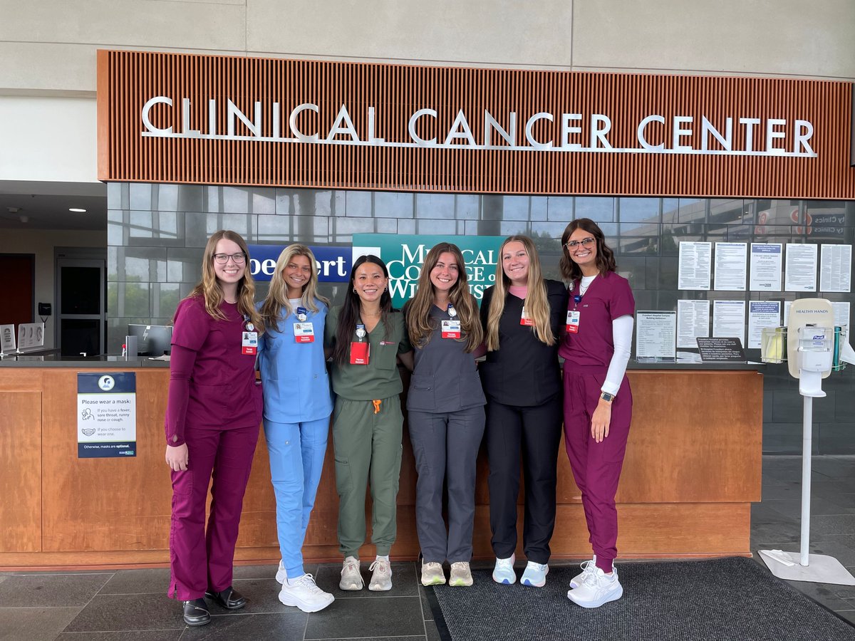Say hello to the newest class of University of Wisconsin-La Crosse Radiation Therapist students! These students will complete a 13-month internship at Froedtert Hospital and graduate next summer! Welcome Taylor, Francesca, Mary, Haley, Ashley and Abby! <a href="/Froedtert/">Froedtert</a>  <a href="/UWLaCrosse/">UW-La Crosse</a>