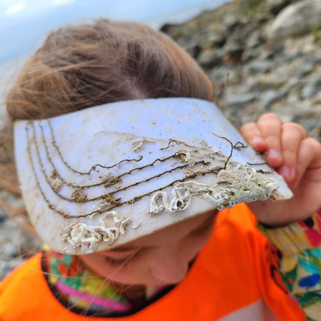 CleanCoasts's tweet image. Keelworm on an old visor, found by the Sandlarks group on their latest beach clean๐ฏ
You never know what you'll find on your shores!
#CleanCoasts #VolunteerAppreciation #BeachClean