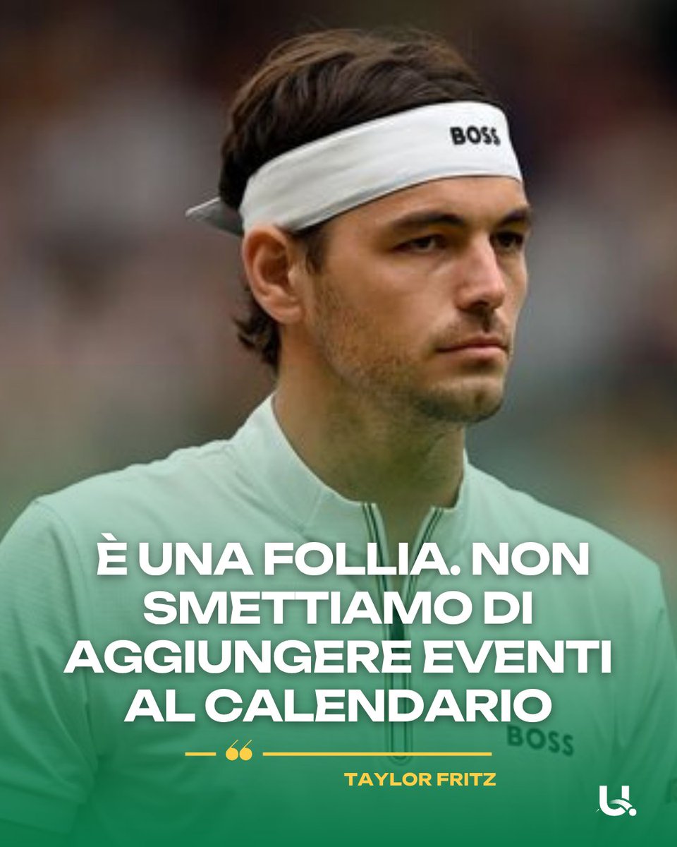 Ubitennis's tweet image. SENZA PAUSE🥵
Il tennista statunitense, numero 4️⃣ del ranking, si è lamentato della fitta programmazione stagionale, sempre più ricca di eventi.
🎙️“È curioso vedere come possiamo accorciare certi elementi, come ad esempio lo spazio tra i tornei, ma poi non siamo capaci di…
