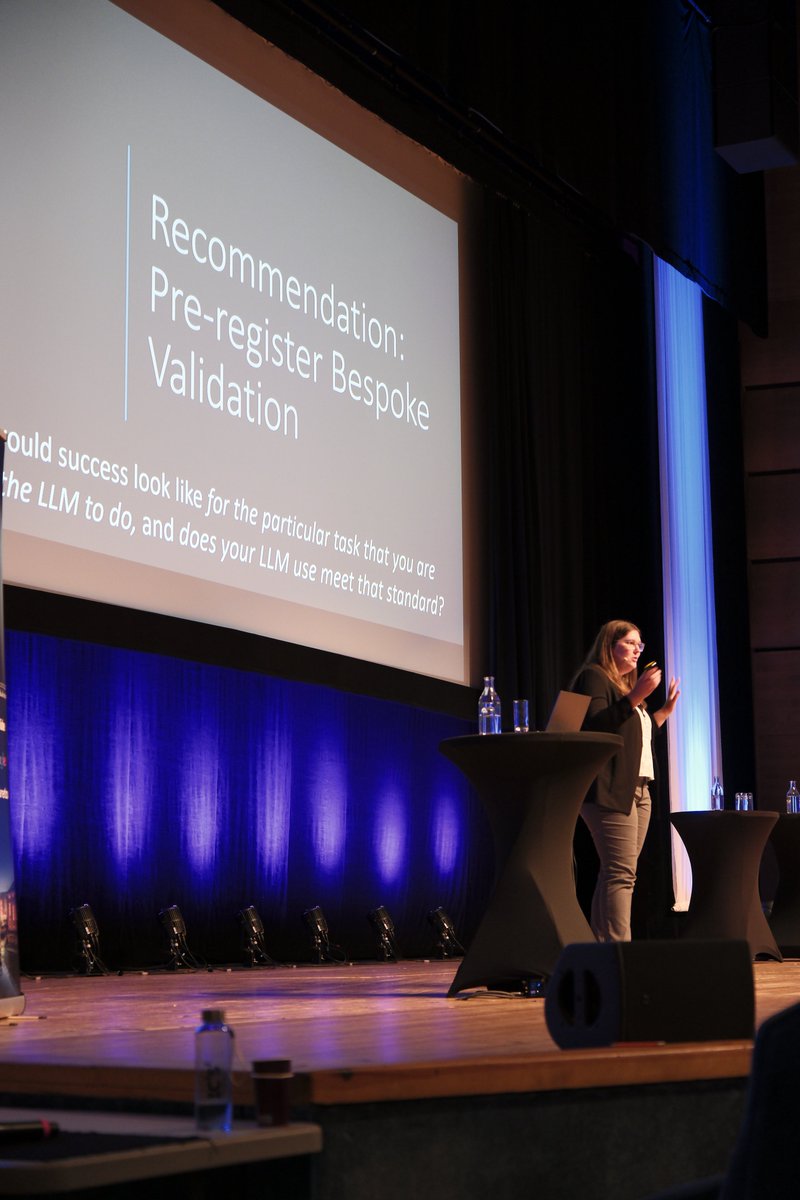 IC2S2's tweet image. Day 1 keynote - Continuing the LLM conversation, Lisa P. Argyle presented “Arti-fickle’ Intelligence: Using LLMs as a Tool for Inference in the Political and Social Sciences.” Which guidelines do you resonate with the most to establish the failure and success of LLMs? #ic2s2