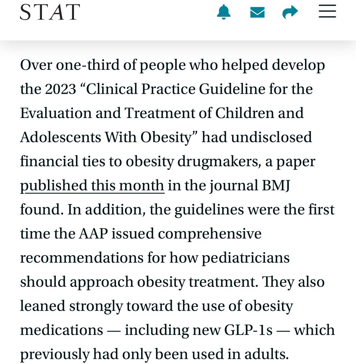 calleymeans's tweet image. Over 30% of the “experts” who created the American Academy of Pediatrics guidance recommending Ozempic as a first-line defense for 12-year-olds were being paid by @novonordisk or @EliLillyandCo