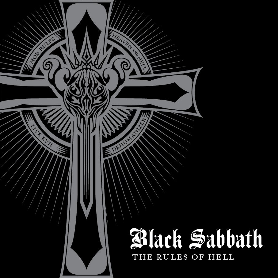 tonyiommi's tweet image. #OnThisDay in 2008, we released a collection of four Black Sabbath albums with Ronnie James Dio titled "The Rules of Hell" 🤘