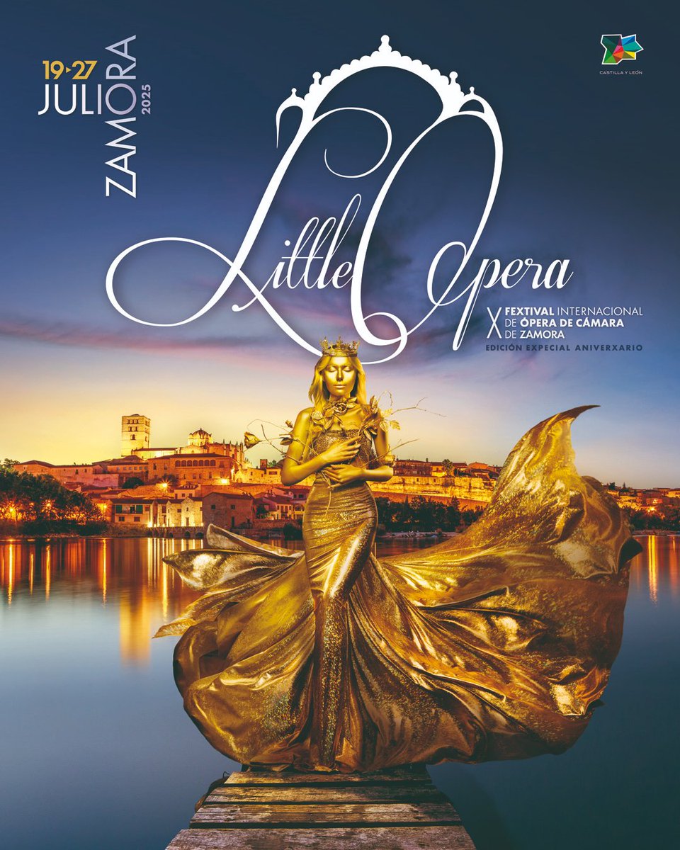 littleoperafest's tweet photo. 🕢 ¡En 3 días celebramos por todo lo alto el 💟 X ANIVERSARIO de LittleOpera Zamora! 🎶✨

📅 25–27 julio · música, emoción y recuerdos:
🔹 Gala Lírica
🔹 Óperas Miniatura
🔹 Hildegard
🔹 El Duelo
🔹La (pequeña) Flauta Mágica

🎟️En nuestra web
@cylesvida @AytoZamora  @dipuzamora https://t.co/wuhw12B71z