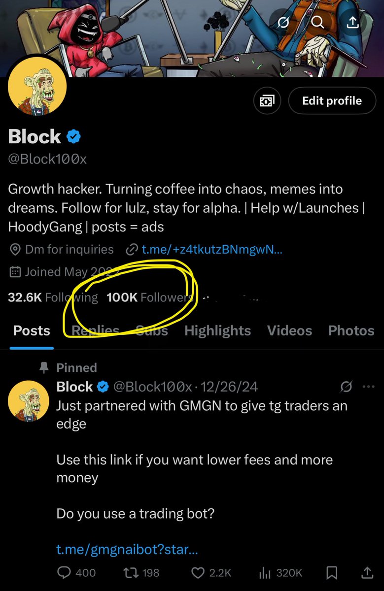 Block100x's tweet image. THANK YOU FOR 100K ❤️
It’s been a long, hard road but we made it. I appreciate everyone who’s helped me along the way.
Now we go HARDER. Let’s connect 🤝