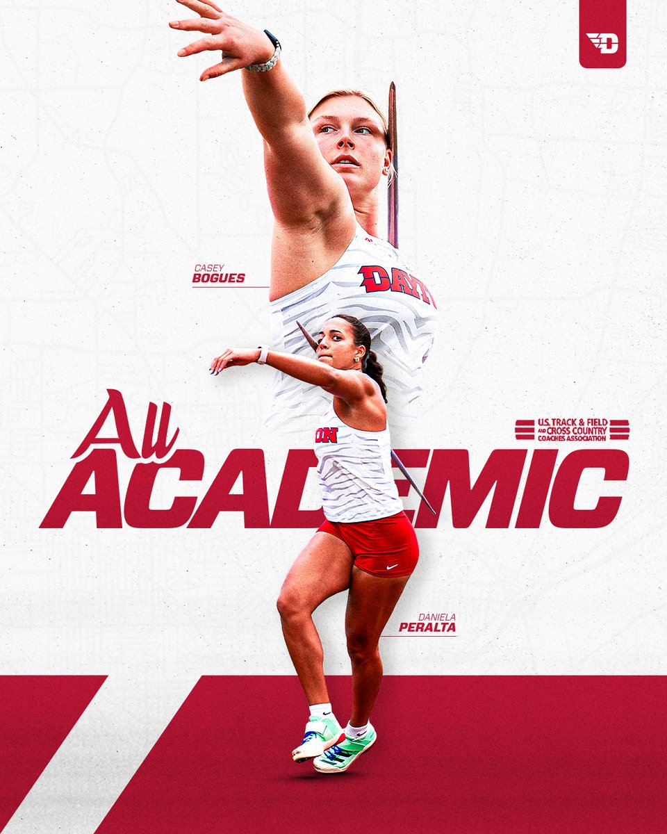 UDWomensTF_XC's tweet image. Congrats Casey and Daniela!! Both named All-Academic Athletes by USTFCCCA #UDTF // #GoFlyers ✈️