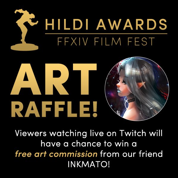 TheHildisFFXIV's tweet image. YOU 🫵🏻 Can enter an ✨ART RAFFLE ✨ during our Live Show on Twitch! : twitch.tv/thehildiawards 

HUGE thank you to @Inkmato for offering her artistic skills!✨ #HildisXIV
