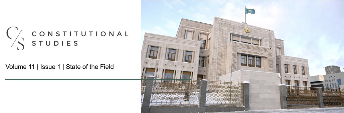 ConstlStudies's tweet image. In their new article for CS, Alexei Trochev and Alisher Juzgenbayev present a sweeping analysis of the trajectories of #constitutionalcourts and #constitutionallaw in #postSoviet states.
Read more at tinyurl.com/3yfwzej5. Read our full issue at tinyurl.com/bdd99zh8!