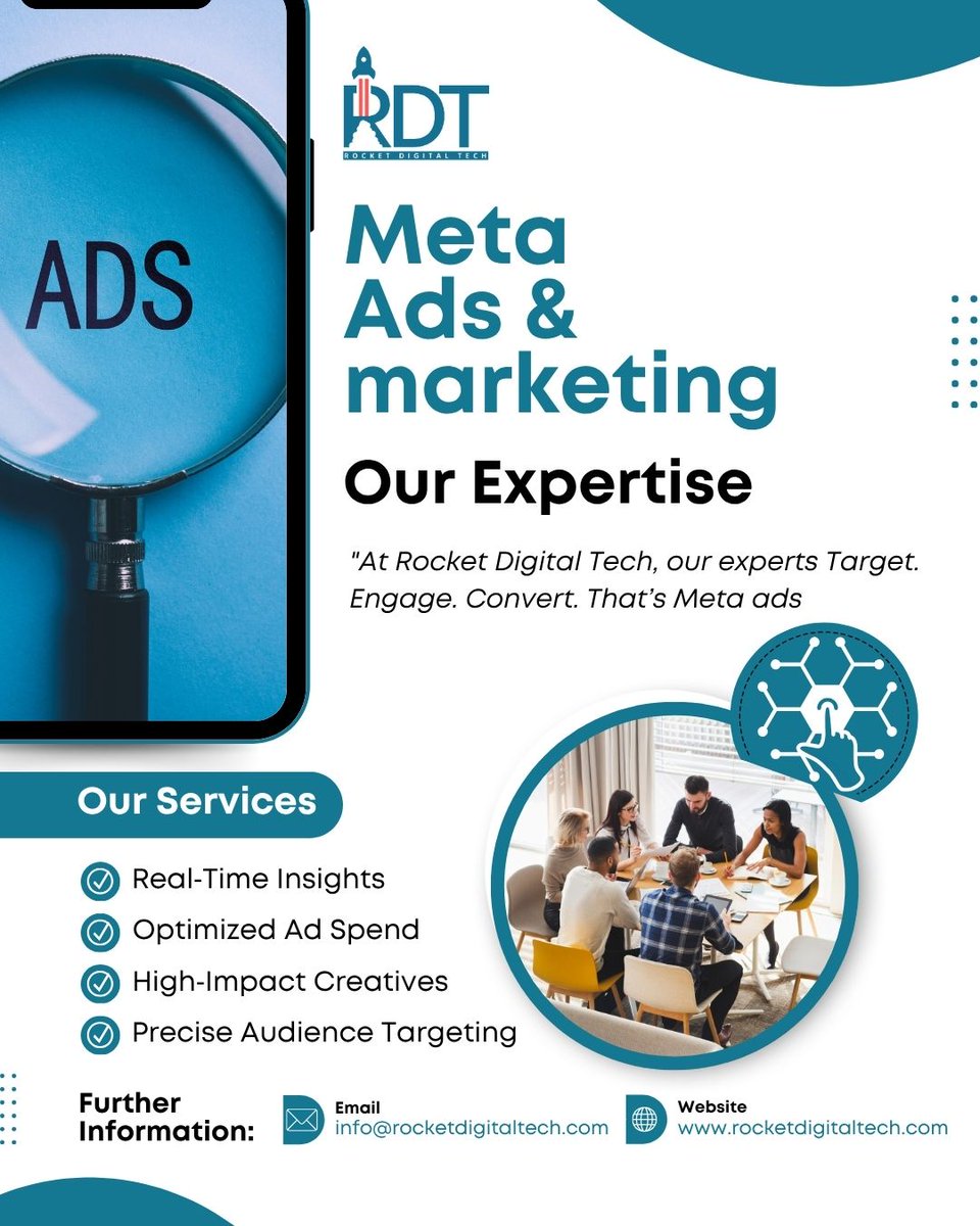 rocket_tech's tweet photo. Master Meta Ads with Rocket Digital Tech!
✅ Real‑time insights
✅ Optimized spend
✅ High‑impact creatives
✅ Precise targeting

📧 info@rocketdigitaltech.com
🌐 https://t.co/85jBSrSNPz

#RocketDigitalTech #MetaAds #DigitalMarketing #AdExperts #RDT #facebookads #instagramads https://t.co/PWemr70HoI