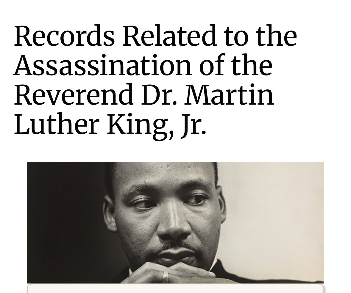 MtnDailyStar's tweet image. The National Archives has published thousands of newly digitized documents relating to the 1968 assassination of the Rev. Martin Luther King Jr. as part of a directive by President Trump.
The release included more than 230,000 files relating to King's assassination, including…