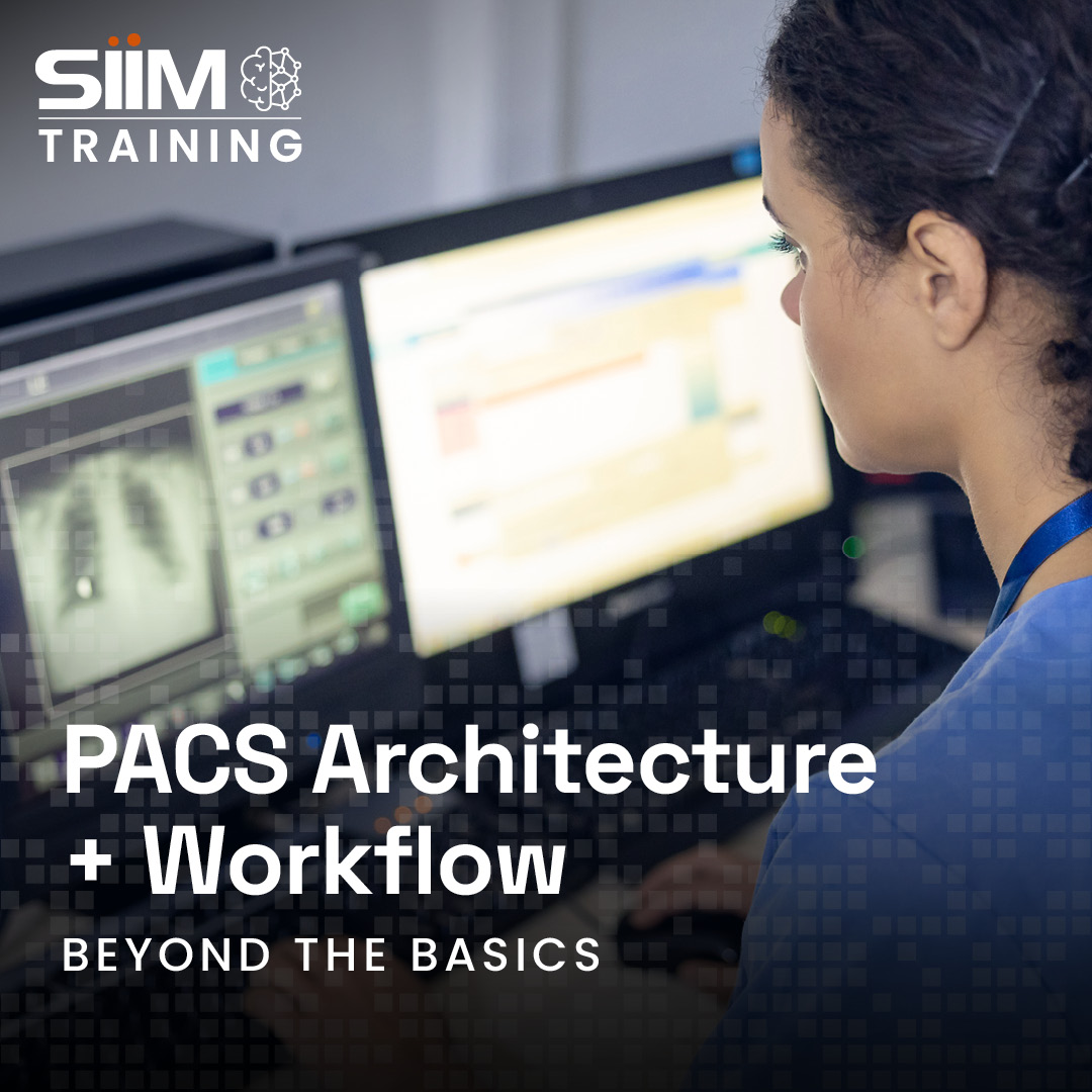 SIIMTraining's tweet image. Level up your #ImagingInformatics career with #SIIMTraining Core Essentials Live: #PACS Architecture & Workflow—Beyond The Basics! If you support PACS systems, you need this course!
2 HR Category A ASRT & IIP CE
Virtual-Live | Aug 11 | 1PM-3:30PM ET
vist.ly/3yrw6