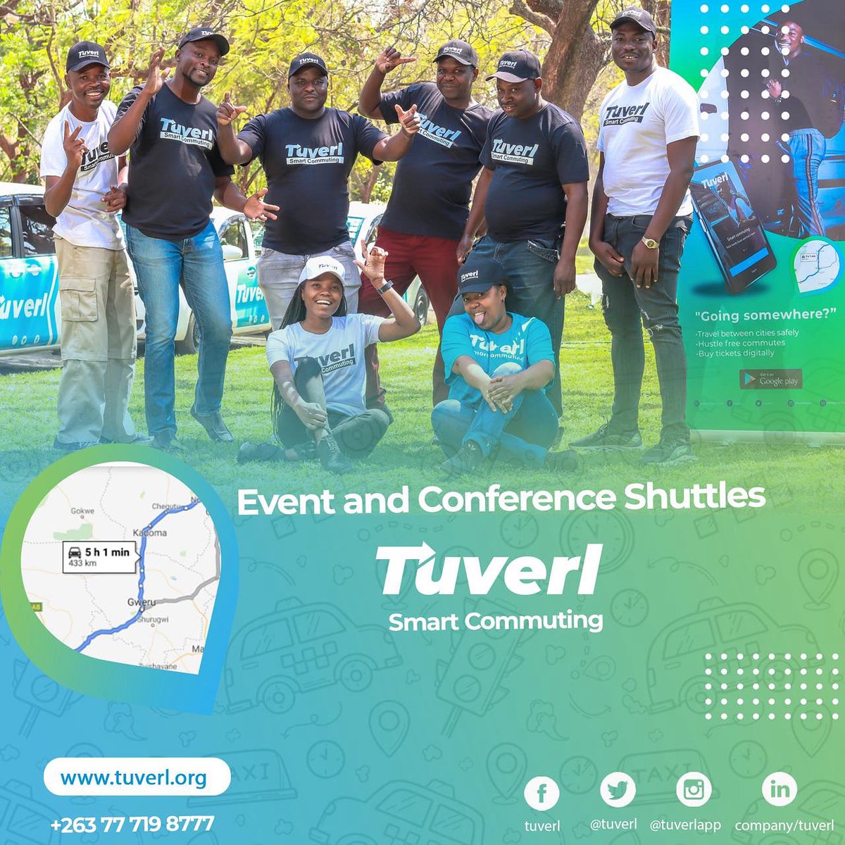 Tuverl's tweet image. Planning an event or conference?

Tuverl offers affordable, organized group transport for concerts, conferences, and more! 🚐🎉

Whether it’s your team, guests, or audience, we’ll handle your rides so you can focus on the event.

#EventTransport #Tuverl #SmartMobility