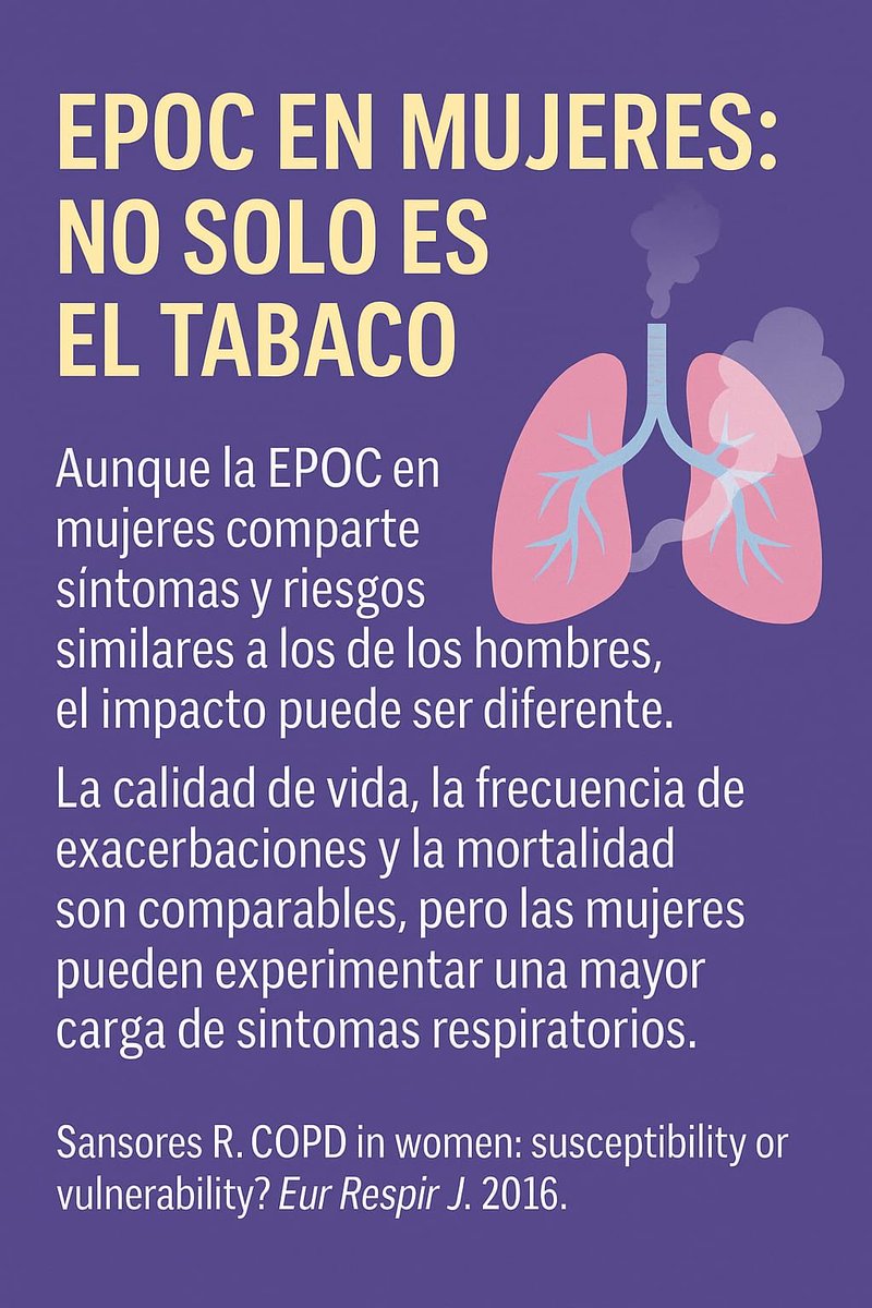 RedEPOCdeMexico's tweet photo. EPOC en mujeres puede ser ma grave porque son más vulnerables https://t.co/a7XMZYmASD
