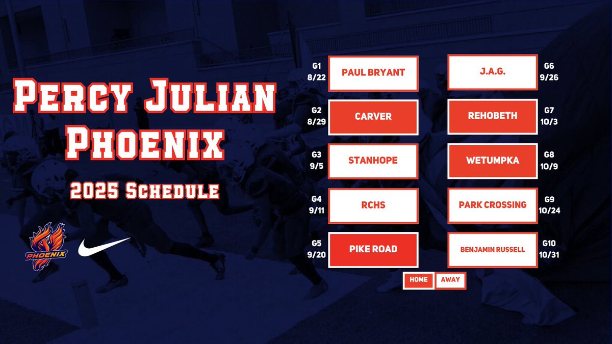 PJHS_FB's tweet image. -  2025 SCHEDULE 

#THEPJWAY🐦‍🔥
