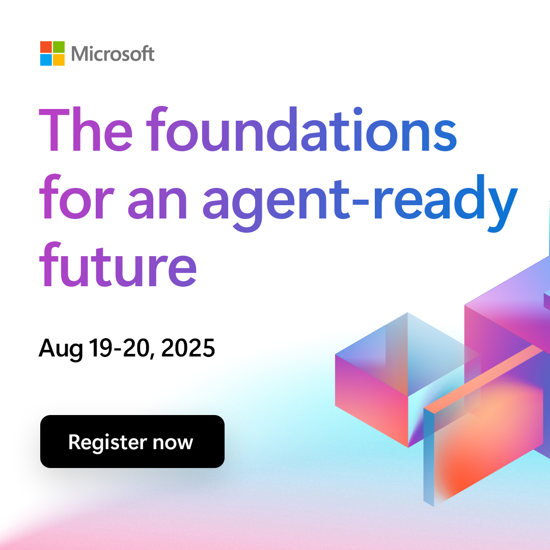 MicrosoftLearn's tweet image. 2 days, 8 sessions, zero cost. Join one or join them all to discover practical AI frameworks, architectures and best practices to scale transformative AI solutions using Azure’s latest tools, models and platforms.
Register for the Microsoft Cloud & AI Bootcamp today:…