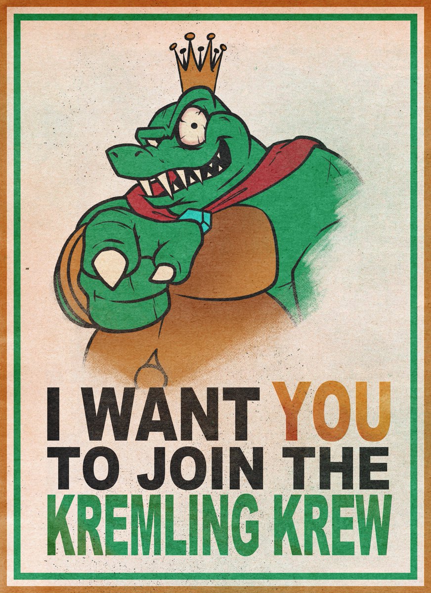 ItsPizzaBox1's tweet photo. BE APART OF SOMETHING GREAT

#kingkrool #donkeykong https://t.co/2NfdDPScru