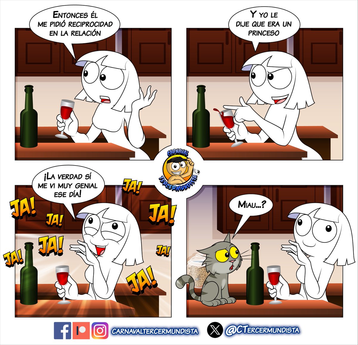 Mininos y vino, será tu destino.