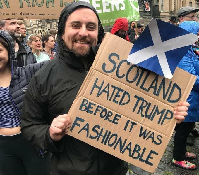 Stornoway_Cove's tweet image. The visit of Donald Trump will require the biggest police operation in Scotland since the death of Queen Elizabeth, Police Scotland has said.
It’s a personal visit to his golf courses, so why are we, the Scottish taxpayers having to pay for his protection?
Send Trump the bill…