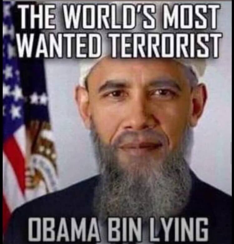 The world's most wanted terr0rist.

Obama Bin Lying.