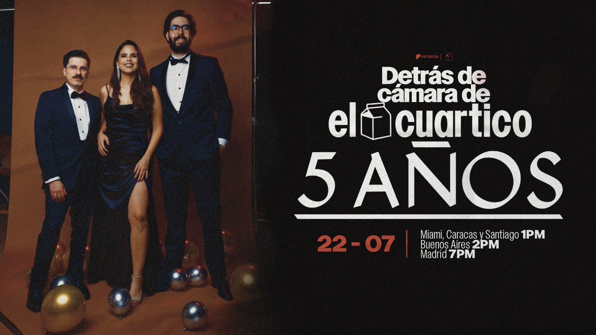 DETRÁS DE CÁMARA DEL ANIVERSARIO 🎥🍾

Hoy les vamos a mostrar cómo fue todo el proceso que vivimos grabando los sketches del aniversario, lo que no se vio detrás de cámaras y como Chuchito casi se nos va 🙏👀

Nos vemoooooos en: Patreon.com/elcuarticopod