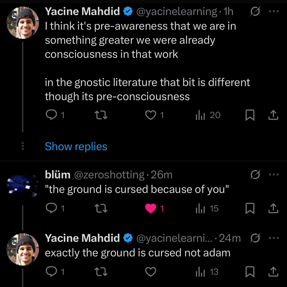 yacinelearning's tweet image. day started with discussion about both the adam optimizers and the og adam from eden
incredible meta going right now