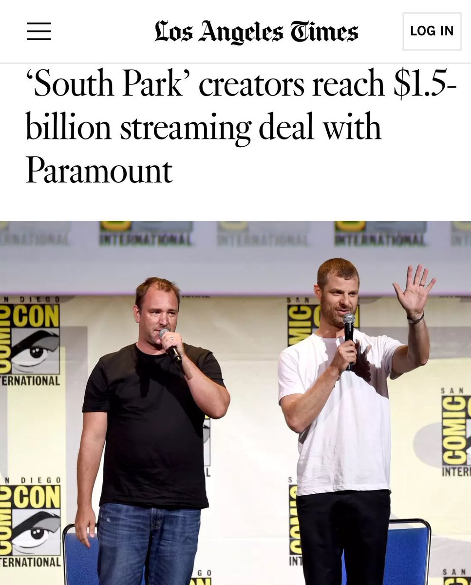 robertliefeld's tweet image. These guys are an absolute triumph and an inspiration! Congrats to Trey & Matt!