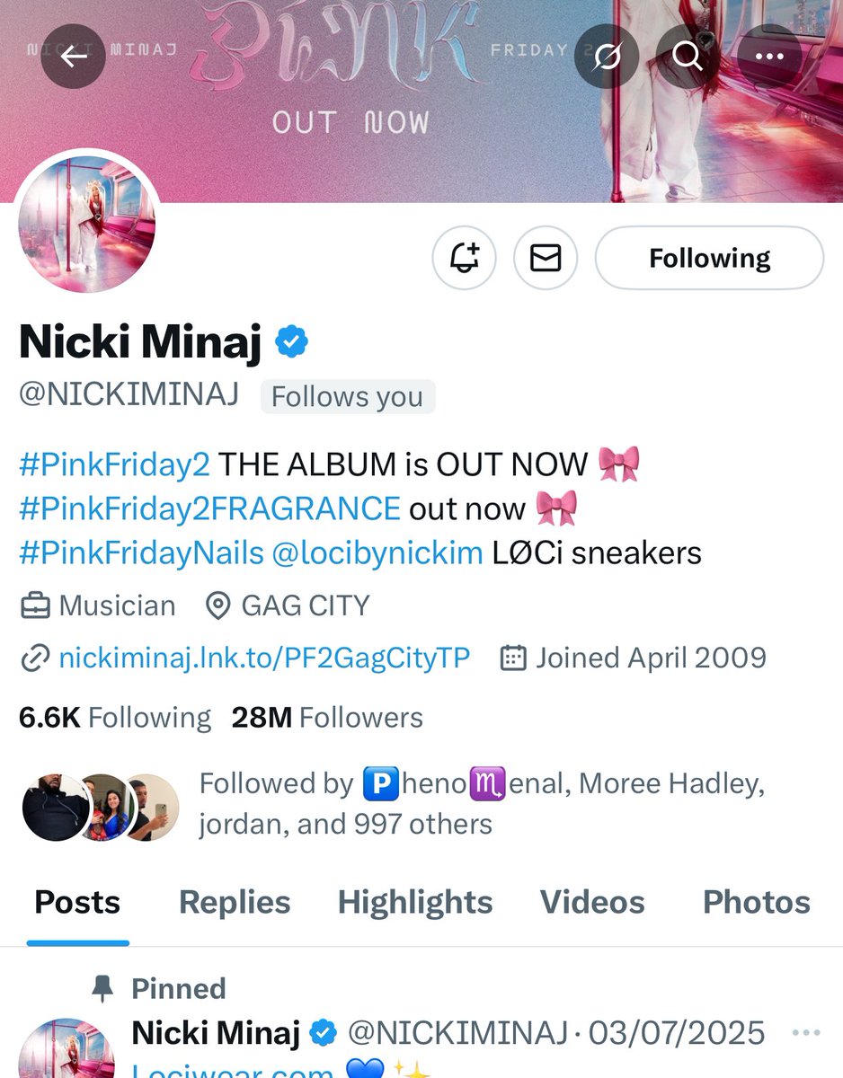 prettykingnyc2's tweet image. The queen of HIPHOP has now surpassed 28m followers on Twitter