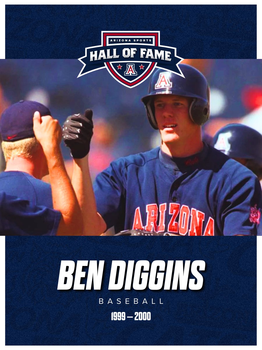 AZATHLETICS's tweet image. First Team All-American
First-Round Draft Pick
USA Baseball National Team Member
Welcome to the Arizona Sports Hall of Fame, Ben Diggins!