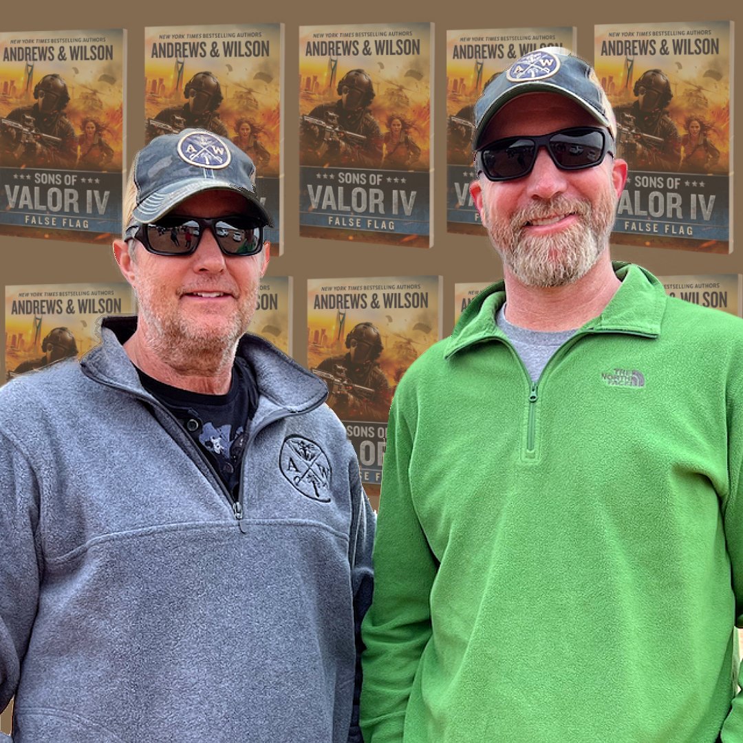 BlackstoneAudio's tweet photo. The mission is live: SONS OF VALOR IV: FALSE FLAG, the fourth throttling #SONSOFVALOR series installment by @nytimes bestselling authors Andrews & Wilson (@BAndrewsJWilson) is out NOW!🧨📘
.
.
#SONSOFVALOR4 #SONSOFVALORIV https://t.co/raAUsMuVRK